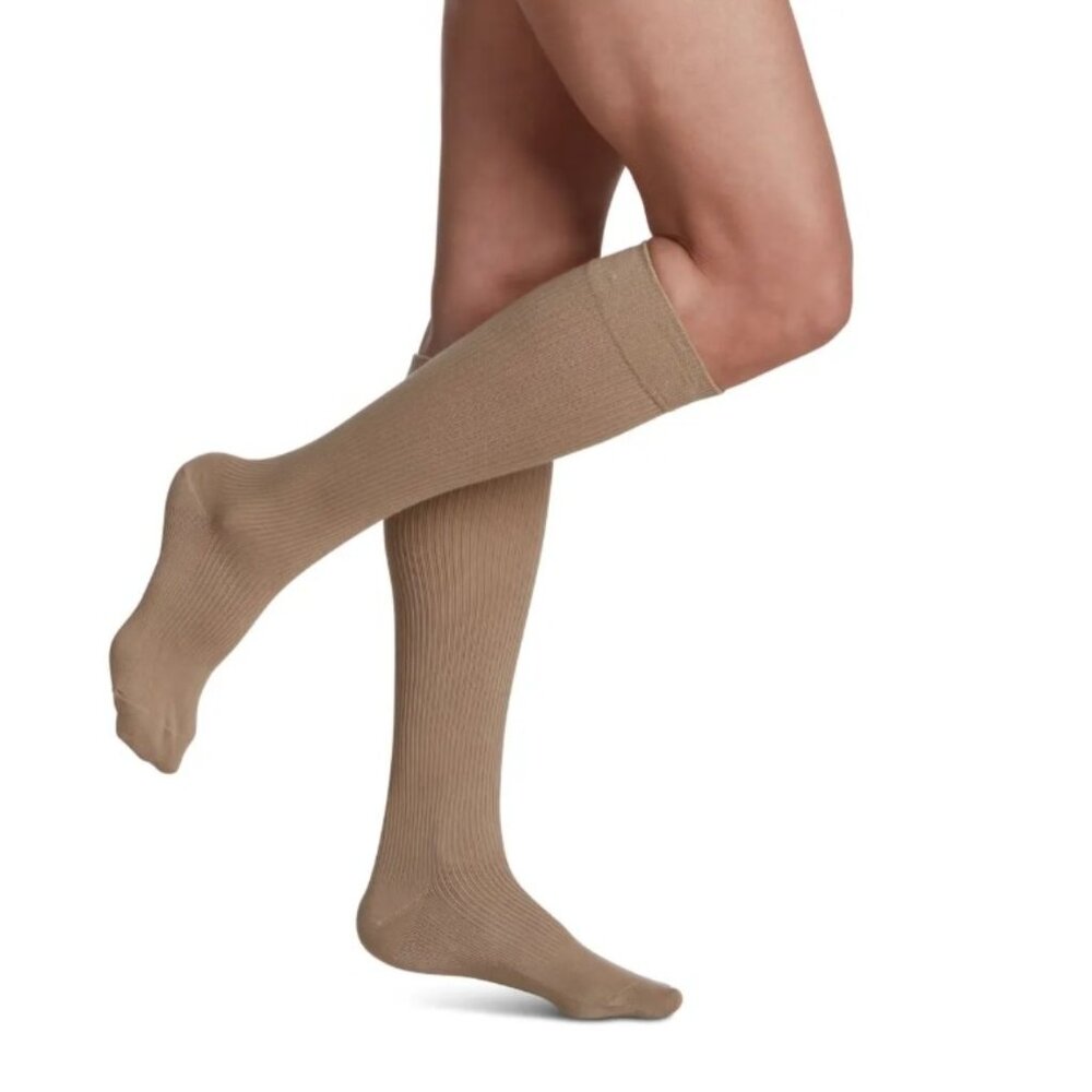 Sigvaris Casual Cotton 146 Women's 15-20 mmHg Compression Calf Stockings